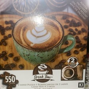 550 2 sided puzzle Coffee cup used